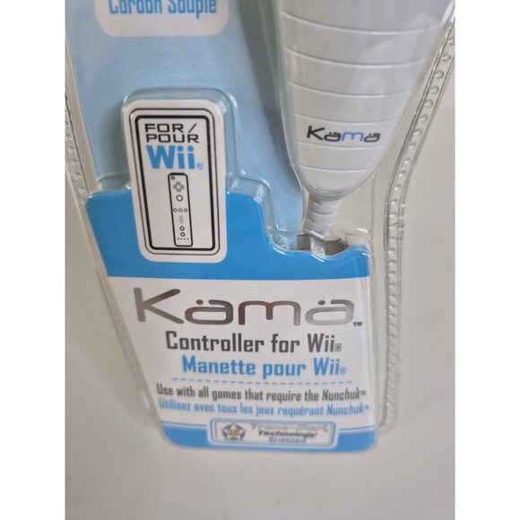 Nyko Kama Wired Nunchuck Controller for Wii #87075-A50  4ft- White - NEW/SEALED - Picture 6 of 7